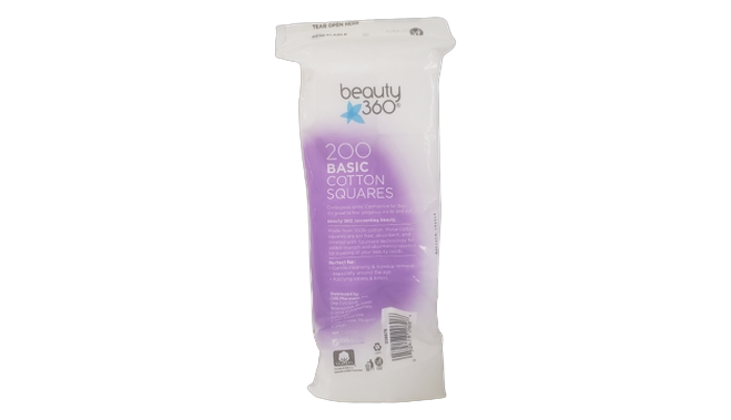 Beauty 360 cotton squares
