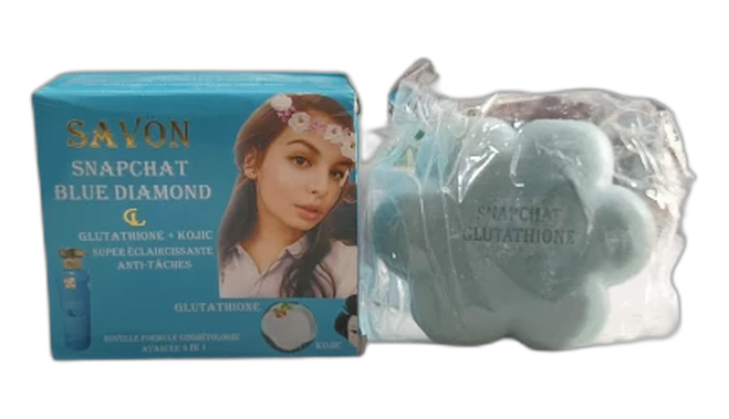 Savon snapchat blue diamond soap