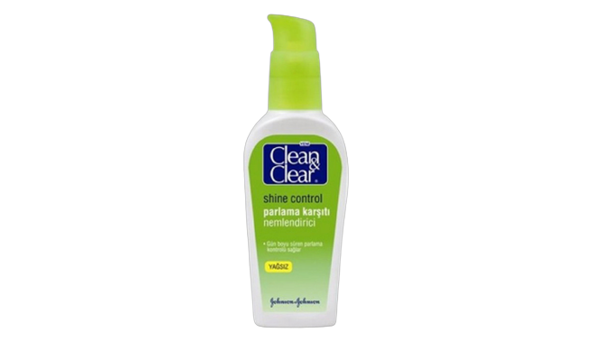 Clean and clear shine control