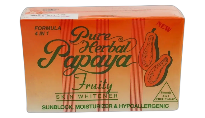 Pure herbal papaya soap