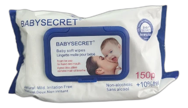 Baby secret wipes