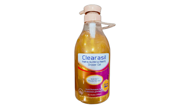 Clearasil fair and glow ultimate shower gel
