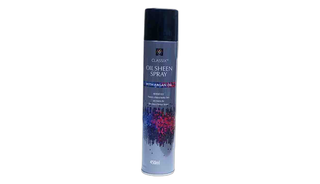 Classix oilsheen spray with argan oil