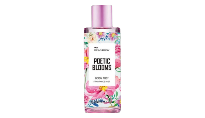 My dear body poetic blooms mist