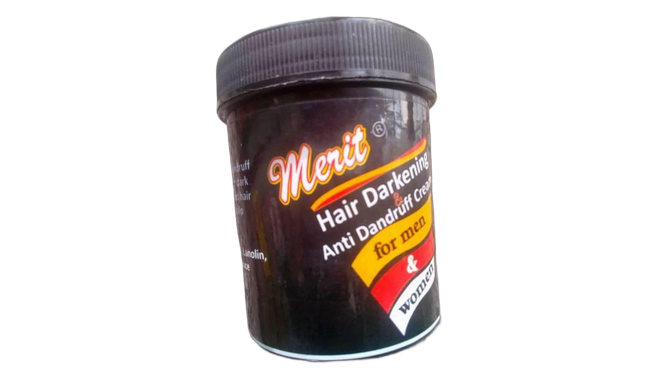 Merit hair darkening and anti dandruff