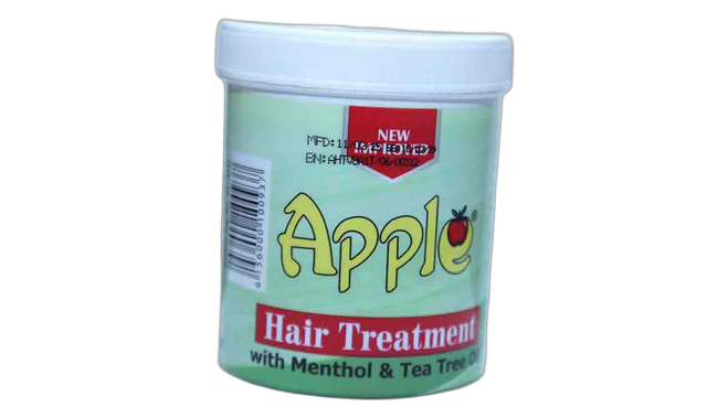 Apple hair treatment with menthol