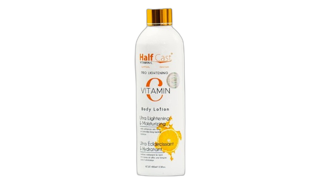 Half cast pro lightening vitamin c body lotion