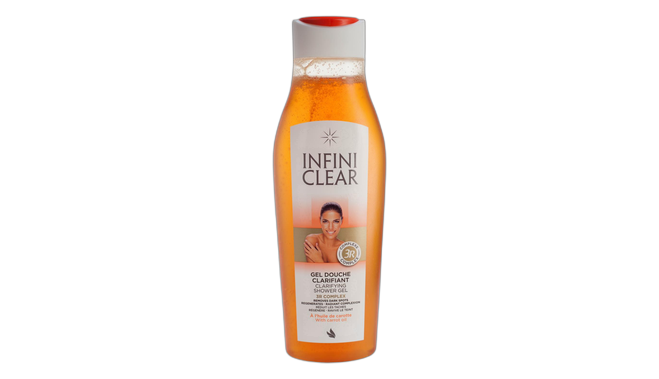Infini clear gel clarifying shower gel