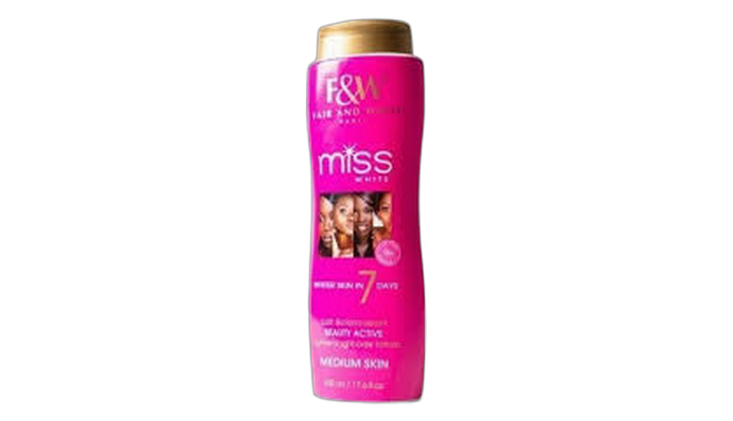 Miss white lightening body lotion