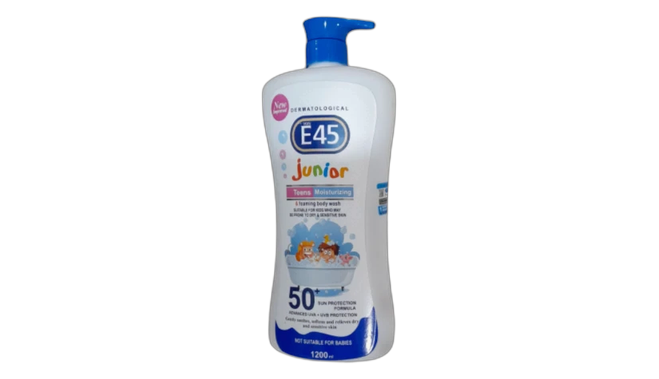 E45 junior teens moisturizing body wash