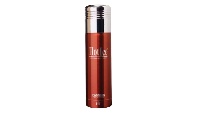 Hot ice passion body spray