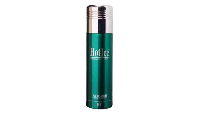 Hot ice attitude spray