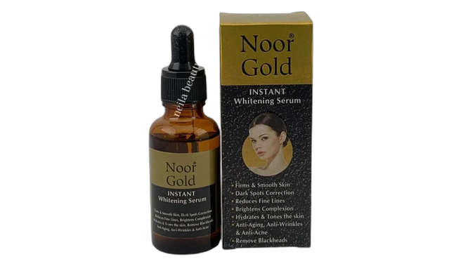 Noor gold instant whitening serum