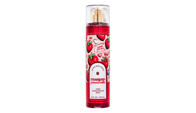 Bath & body strawberry pound cake body mist