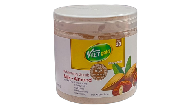 Veetgold whitening scrub milk+almond