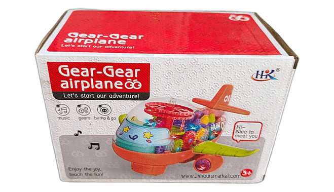 Gear-gear airplane