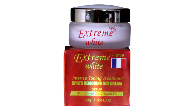 Extreme white intense toning treatment spots