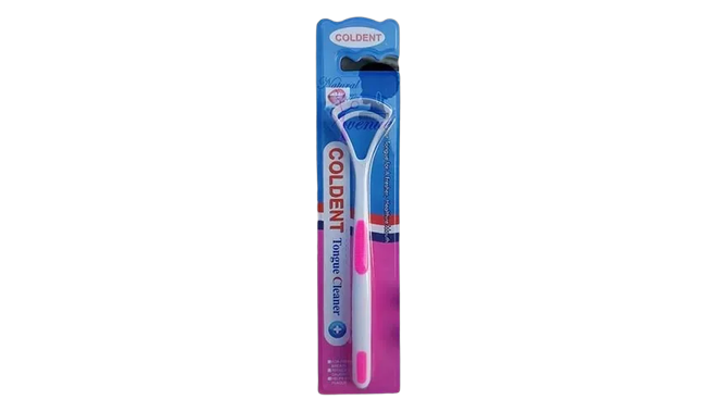Coldent tongue cleaner
