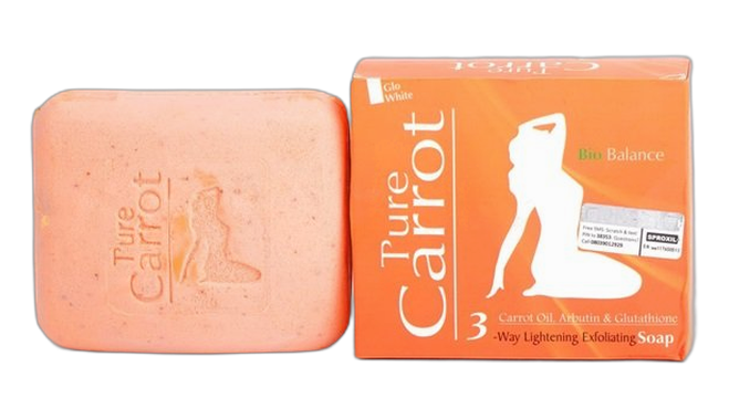 Pure carrot bio balance soap