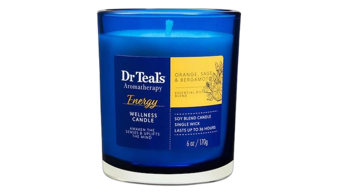 Dr teals aromatherapy energy wellness candle