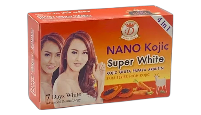 Nano kojic super white bar soap