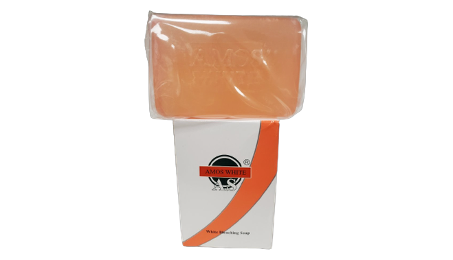 Amos white bleaching soap