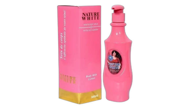Nature white whitening milk lotion