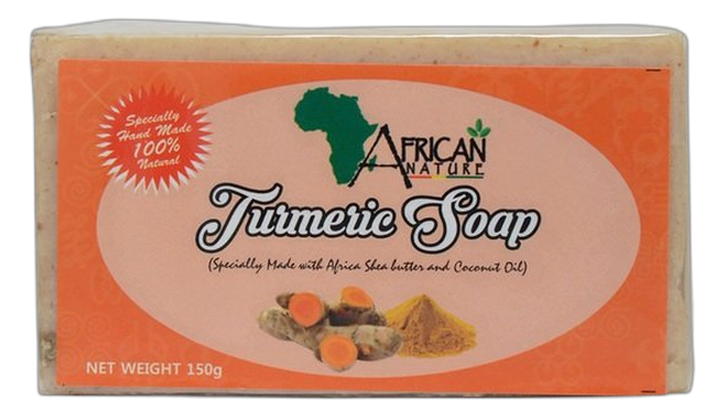 African nature tumeric soap
