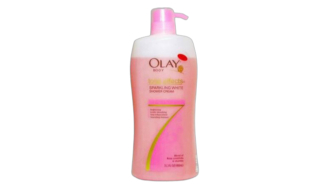 Olay body sparkling white shower cream