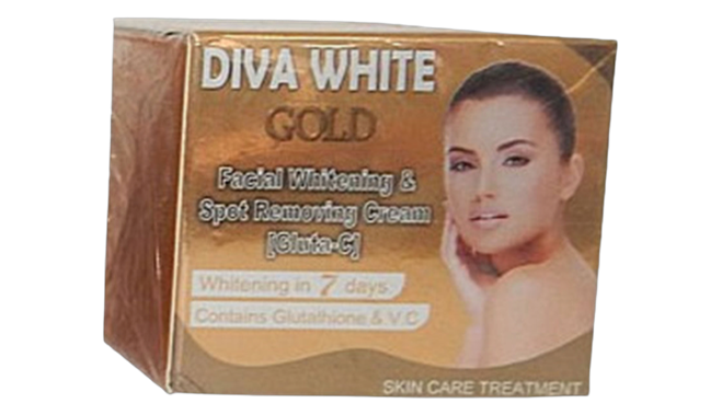 Diva white gold face cream
