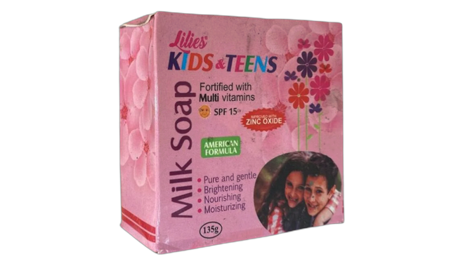 Kids and teens milk soap