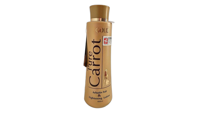 Pure carrot gold lotion