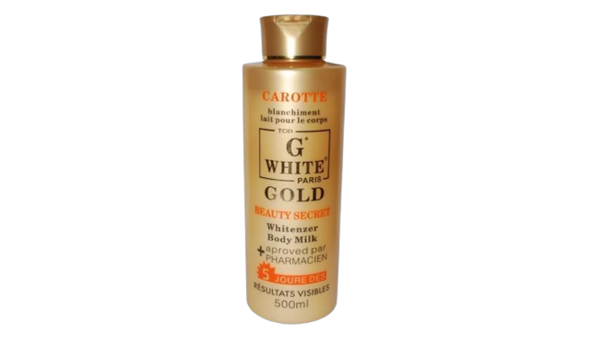 G white beauty secret whitening body milk