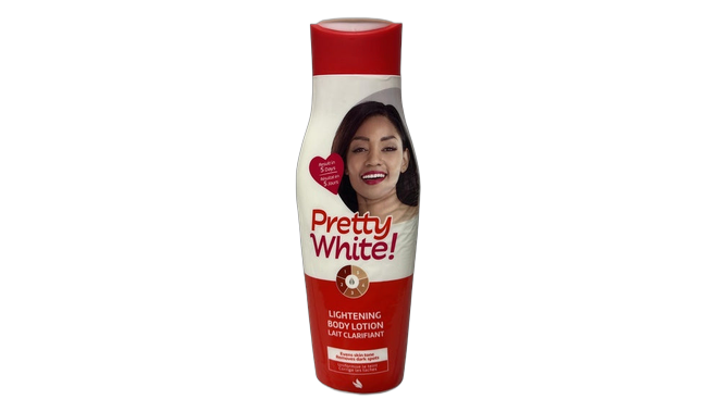 Pretty white lightening body lotion
