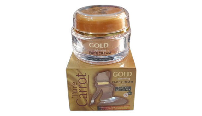 Pure carrot gold lightening face cream
