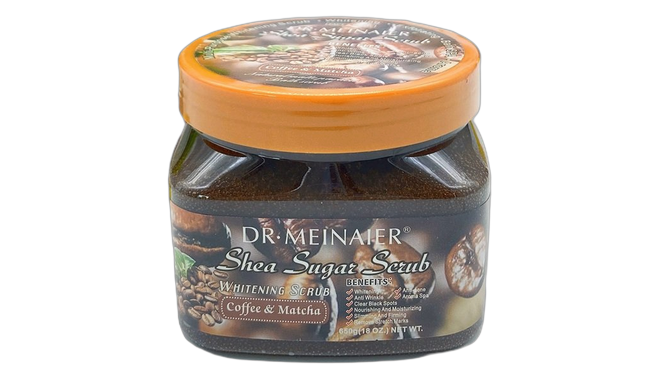 Dr.meinaier shea sugar scrub coffee&matcha
