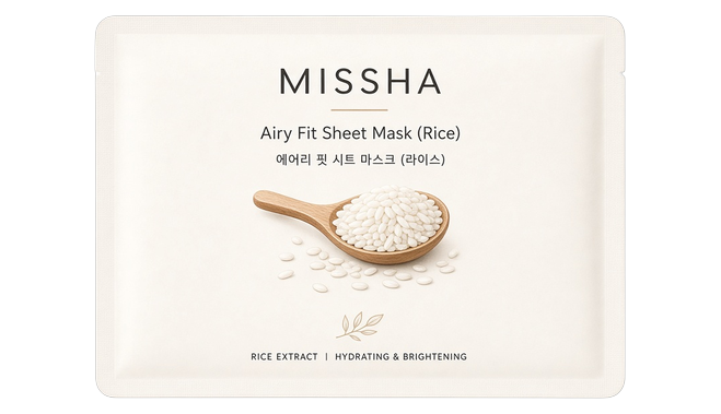 Missha Rice Airy Fit Sheet Mask
