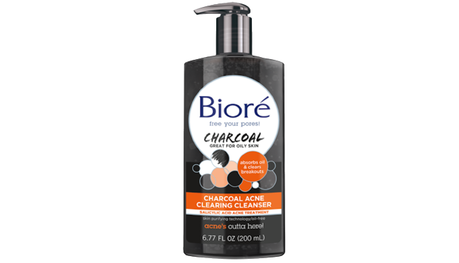 Biore Charcoal Acne Clearing Cleanser