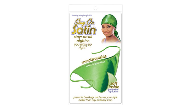 Stay On Satin Tie String Triangle