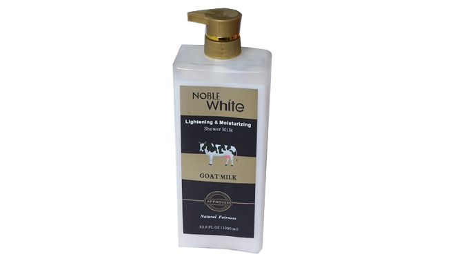 Noble White Super Lightening Goat Milk Shower