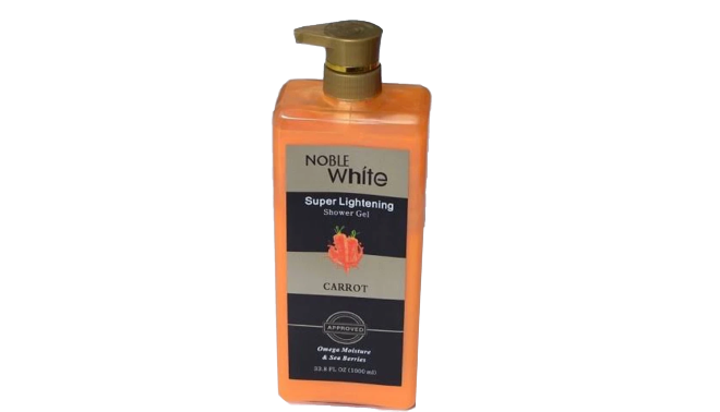 Noble White Super Lightening Carrot Shower Gel