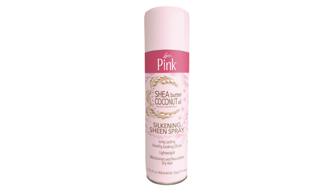 Pink Shea Butter Coconut Oil Silkening Sheen Spray