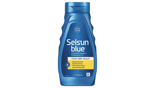 Selsun Blue Dandruff Shampoo Itchy Dry Scalp.