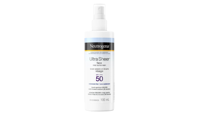 Neutrogena Ultra Sheer Face Mist Sunscreen Spf50