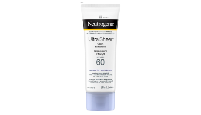 Neutrogena Ultra Sheer Face Sunscreen Spf60