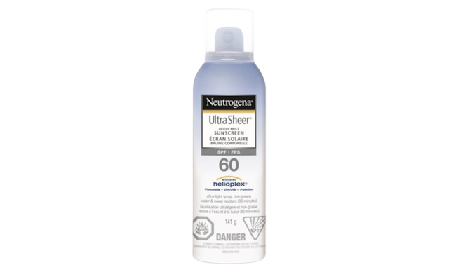 Neutrogena Ultra Sheer Body Mist Spf60