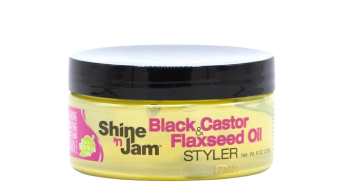 Shine N Jam Black Castor And Flaxseed Oil