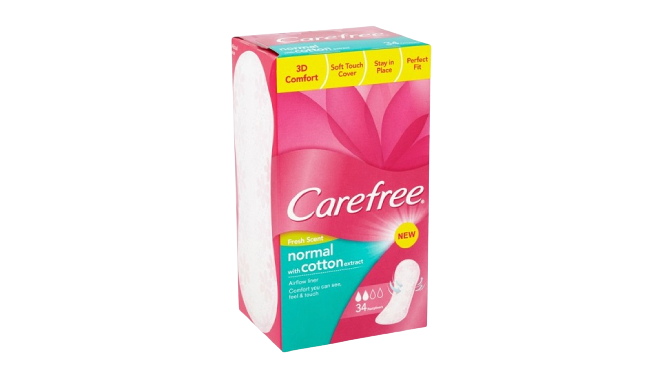 Carefree Normal Cotton Panty Liner