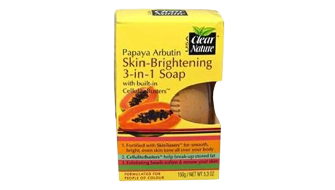Clear Nature Papaya Arbutin 3 In 1 Soap