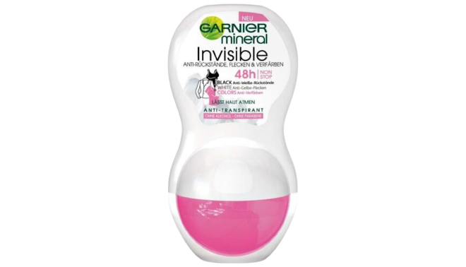 Garnier Mineral Invisible Black White Roll On